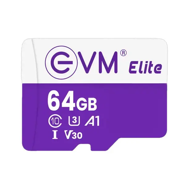 EVM EETF/64GU3 U3 V30 64 GB TF Card Class 10 100 MB/s Memory Card Compatible with Camera, Mobile, Tablet