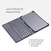 Elevn KeyTab 11 Pro Docking Tablet Keyboard & Protective Case Grey