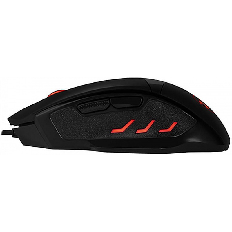 Redragon Phaser M609 Wired USB Gaming Mouse 3200 DPI/LED Lighting for Windows/Mac PC (Black)