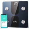 eufy Smart Scale C1 with Bluetooth, Large LED Display, 12 Measurements, Weight/Body Fat/BMI/Fitness Body Composition Analysis, Auto On/Off, Auto Zeroing, Tempered Glass Surface, Black, lbs/kg