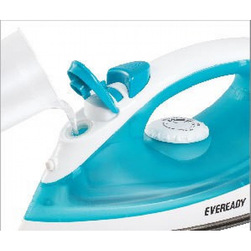 Eveready SI1200 1200-Watt Steam Irons (White with Blue) -