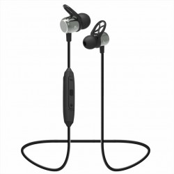 PTron InTunes Evo Magnetic Wireless Bluetooth Headset  (Grey, In the Ear)