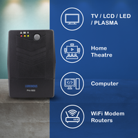 Luminous Lb600pro 600va Ups -pro 230 V Offline/standby Tower Model Ups With Overload Protection 3 Outlet Plugs