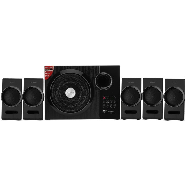 F&D 3000X 5.1 Channel Multimedia Speakers (Black)
