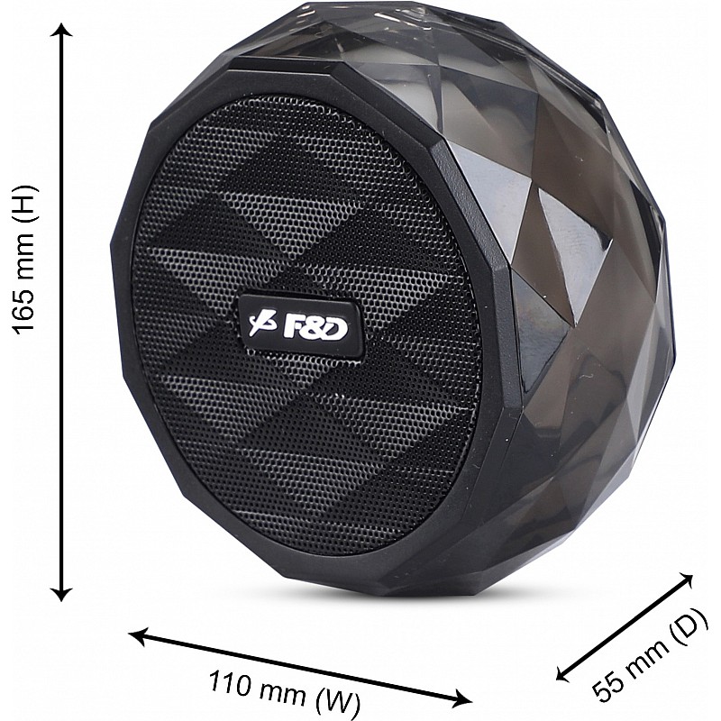 F&D W3 Wireless Portable Bluetooth Speakers (Blue) 