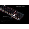 Cosmic Byte CB-GK-02 Corona Wired Gaming Keyboard 7 Color RGB Backlit with Effects Anti-Ghosting Black