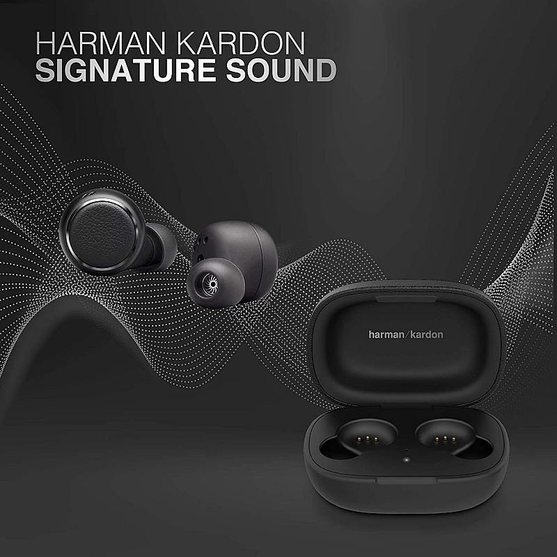 Harman Kardon Kardon Fly Truly Wireless Bluetooth in Ear Earphone with Mic Black