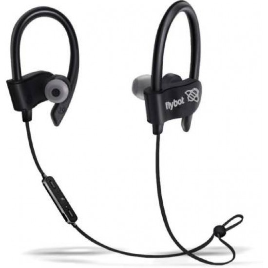 Flybot Wave in-Ear Sport Wireless Bluetooth Earphone with Mic and IPX4 Sweatproof Black