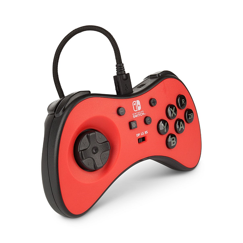 PowerA FUSION Wired FightPad Gaming Controller for Nintendo Switch, Red (Officially Licensed)-