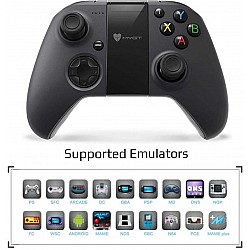 MYGT C04 Wireless Bluetooth Gamepad Controller for PC, Android and PS3 (Black)