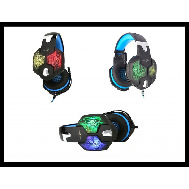 Redgear Hell Scream Professional Gaming Headphones with 7 RGB LED Colors and Vibrations(PC)