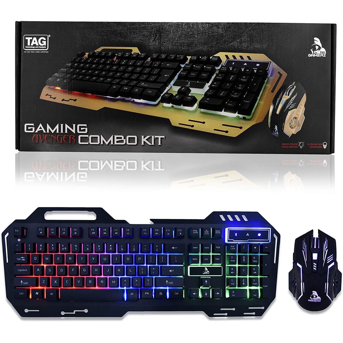 TAG Gaming Keyboard & Mouse Combo - AVENGER