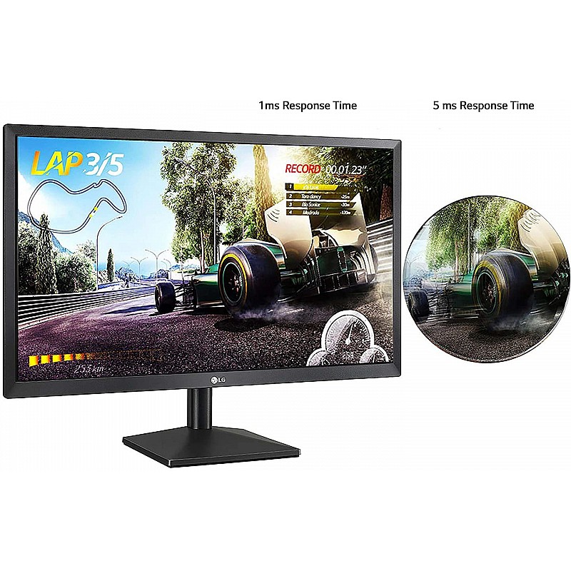 LG 55cm (22 inch) Gaming Monitor - 1ms, 75Hz, Full HD,  AMD Freesync, TN Panel Monitor, HDMI & VGA Port - 22MK400H (Black)