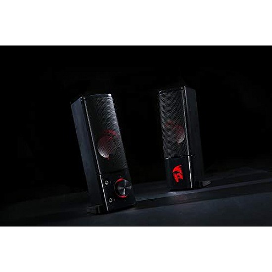 Redragon Orpheus GS550 Stereo Channel for PC with Red LED Backlight and Volume Control Gaming Sound bar Speakers