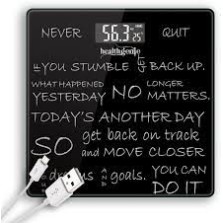 Healthgenie Digital Weight Machine For Body Weight Black Healthgenie Digital Weight Machine For Body Weight Black