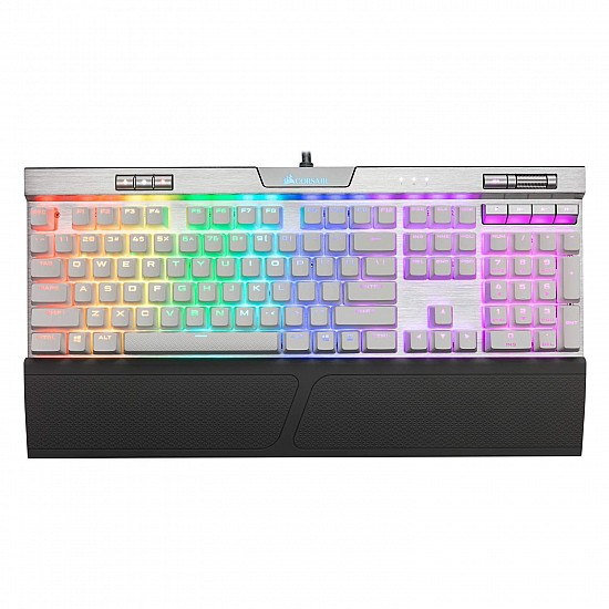 CORSAIR K70 RGB MK.2 SE Mechanical RAPIDFIRE Gaming Keyboard -Cherry MX Speed -White