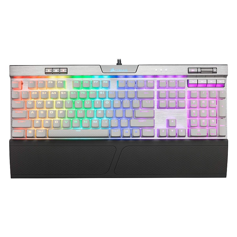 CORSAIR K70 RGB MK.2 SE Mechanical RAPIDFIRE Gaming Keyboard -Cherry MX Speed -White