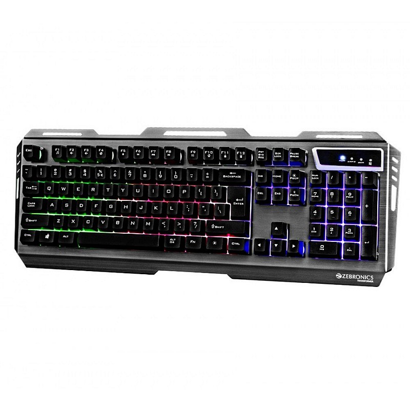 Zebronics Zeb-Transformer Gaming Keyboard and Mouse Combo USB-Braided-Cable