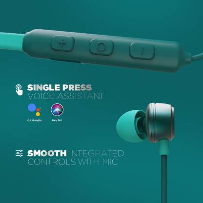 Boat Rockerz 195 Bluetooth Headset blue Bliss In The Ear Boat Rockerz 195 Bluetooth Headset blue Bliss In The Ear