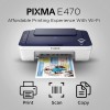(Refurbished) Canon PIXMA E477 All in One (Print, Scan, Copy) WiFi Ink Efficient Colour Printer refurbishedshed (without cartridge)