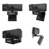 Tukzer 2.1 MP Full HD 1080P Web Camera CMOS Webcam with Microphone 360° Rotatable Tripod Ready Mount Plug-n-Play USB for Windows Mac (C01)