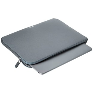 AmazonBasics Laptop Bag Sleeve Case Cover Pouch for 15-inches, 15.6-inches Laptop for Men and Women (Grey)