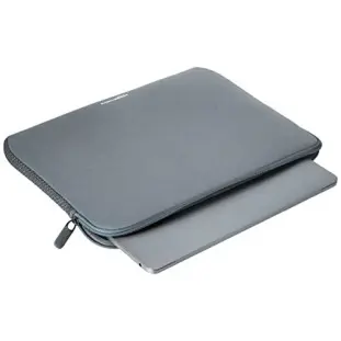 AmazonBasics Laptop Bag Sleeve Case Cover Pouch for 15-inches, 15.6-inches Laptop for Men and Women (Grey)