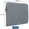 AmazonBasics Laptop Bag Sleeve Case Cover Pouch for 15-inches, 15.6-inches Laptop for Men and Women (Grey)
