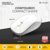 Lapcare Smartoo Wireless Membraned Keyboard and 1200 DPI Mouse Combo with Auto Sleep (White/Silver) IU-LSpk-005