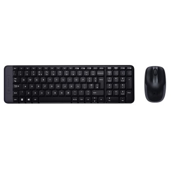 Logitech MK215 Wireless Keyboard and Mouse Combo for Windows, 2.4 GHz Wireless Black Logitech MK215 Wireless Keyboard and Mouse Combo for Windows, 2.4 GHz Wireless Black