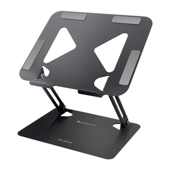 Zebronics NS3000 Portable Laptop & Tablet Stand Supports Upto 17” with Max. 5KG Support Carbon Steel Body ZEB-NS3000