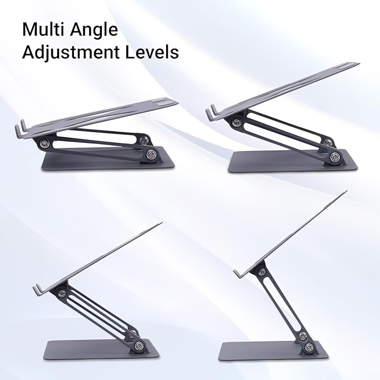 Zebronics NS3000 Portable Laptop & Tablet Stand Supports Upto 17” with Max. 5KG Support Carbon Steel Body ZEB-NS3000