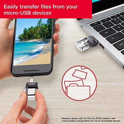 SanDisk Ultra Dual 64GB USB 3.0 OTG Pen Drive (openbox) SDDD3-064G-G46