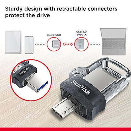 SanDisk Ultra Dual 64GB USB 3.0 OTG Pen Drive (openbox) SDDD3-064G-G46