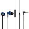 MI XIAOMI Dual Driver Dynamic Bass in-Ear Wired Earphones with Mic (Blue) ZBW4476IN