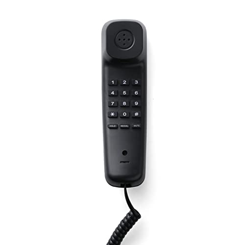 Hola TF 510 Corded Landline Phone, (Black) Hola! TF 510