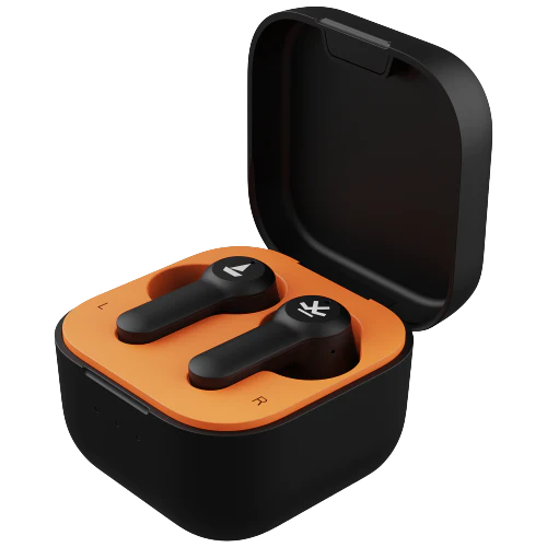 boAt Airdopes Crude x Wrogn Edition with 50 Hours Playback, ENx Tech & Beast Mode Bluetooth (Fiery Black, In the Ear)