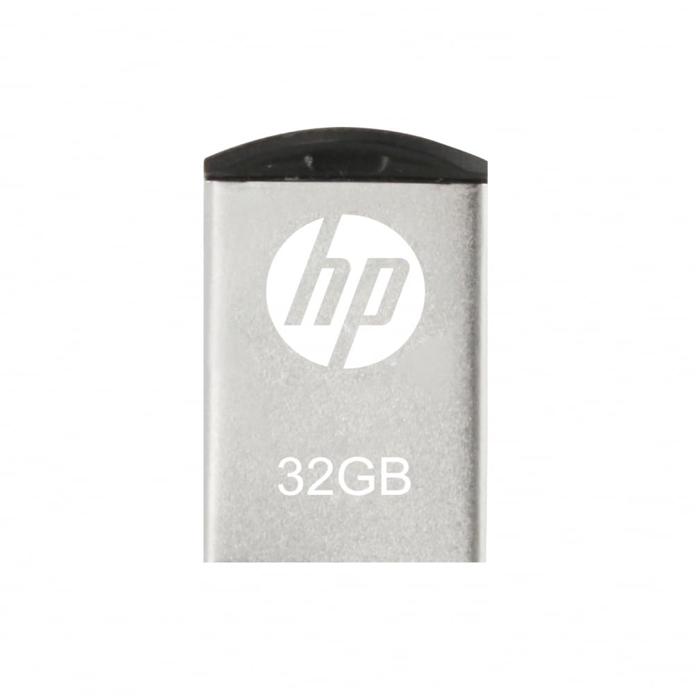 HP v222w 32GB USB 2.0 Pen Drive (Silver) HPFD222W-32 HP v222w 32GB USB 2.0 Pen Drive (Silver) HPFD222W-32