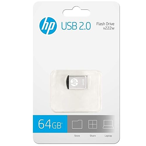 HP v222w 32GB USB 2.0 Pen Drive (Silver) HPFD222W-32 HP v222w 32GB USB 2.0 Pen Drive (Silver) HPFD222W-32