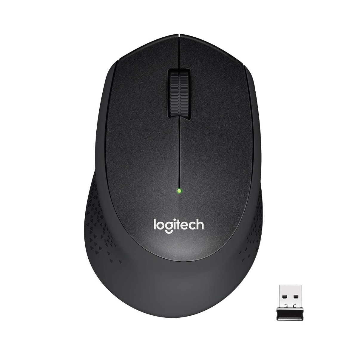 Logitech M331 Silent Plus Wireless Mouse, 2.4GHz with USB Nano Receiver (Black) Logitech M331 Silent Plus Wireless Mouse, 2.4GHz with USB Nano Receiver (Black)