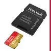 SanDisk Extreme uSD,160MB/s R, 90MB/s W,C10,UHS,U3,V30,A2, 128GB, for 4K Video on Smartphones, Action Cams & Drones SDSQXA1-128G-GN6MN