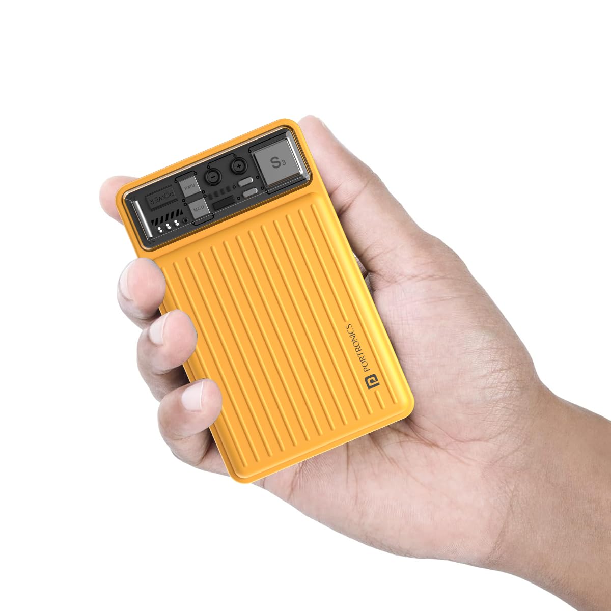 Portronics Luxcell Mini 10K Advanced Smallest Power Bank with 22.5W Max Output, LED Indicator, Mach USB-A Output, Type C PD Output, Type C Input,