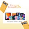 Portronics Luxcell Mini 10K Advanced Smallest Power Bank with 22.5W Max Output, LED Indicator, Mach USB-A Output, Type C PD Output, Type C Input,
