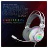 Cosmic Byte Proteus Headset Dual Input USB and 3.5mm, 7.1 Surround Sound, RGB LED, ENC Microphone White Cosmic Byte Proteus Headset Dual Input USB and 3.5mm, 7.1 Surround Sound, RGB LED, ENC Microphone White