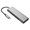 AmazonBasics Amazon Basics USB-C Hub Dock 9-in-1 Aluminium Type-C Adapter with 4K HDMI, Ethernet 1000mbps Windows USB-C Devices