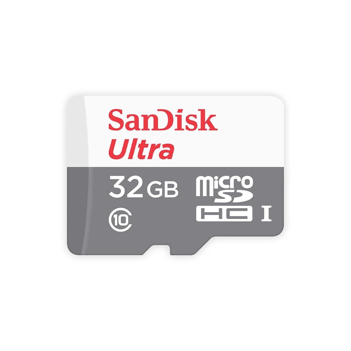 SanDisk Ultra MicroSDHC 32GB UHS-I Class 10 Memory Card with Adapter (Upto 80mbps Speed) SDSQUNC-032G-GN6MA
