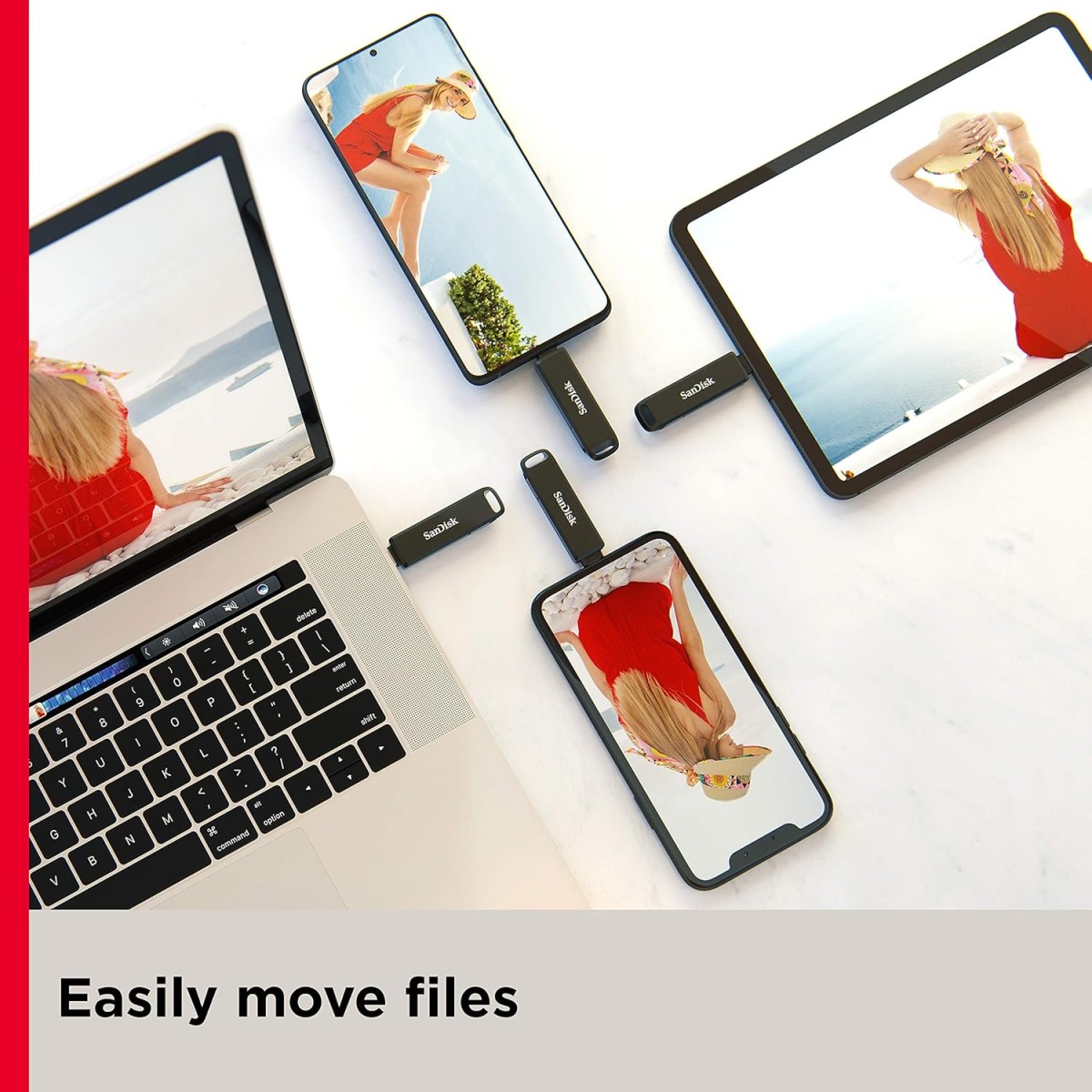 SanDisk 128 GB iXpand USB 3.0 Flash Drive Luxe for iPhone, iPad Pro, MAC Devices, Type-C Android Phone & Other Devices SDIX70N-128G-GN6NE SanDisk 128 GB iXpand USB 3.0 Flash Drive Luxe for iPhone, iPad Pro, MAC Devices, Type-C Android Phone & Other Devices SDIX70N-128G-GN6NE