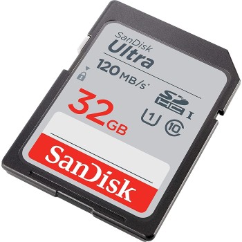 Sandisk Ultra UHS-I SDHC Card 32GB (loose pack) SDSDUN4-032G-GN6IN