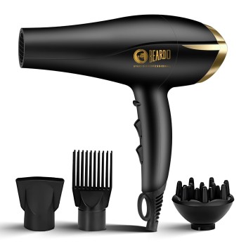 Beardo Studio Professional Tornado Hair Dryer with 2000 Watts Power | AC Motor, Concentrator, Diffuser, 2 Speeds, 3 Temperature Settings & Cool Shot Beardo Studio Professional Tornado Hair Dryer with 2000 Watts Power | AC Motor, Concentrator, Diffuser, 2 Speeds, 3 Temperature Settings & Cool Shot