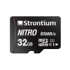 Strontium Nitro 32GB Micro SDHC Memory Card 85MB/s UHS-I U1 Class 10 High Speed (SRN32GTFU1QR) SRN32GTFU1R